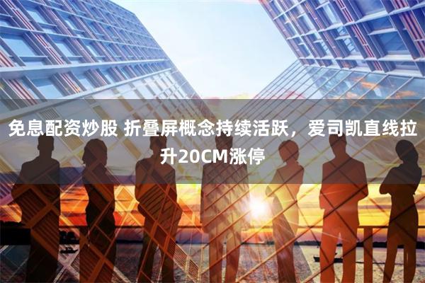 免息配资炒股 折叠屏概念持续活跃，爱司凯直线拉升20CM涨停