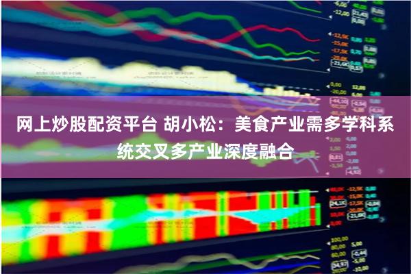 网上炒股配资平台 胡小松：美食产业需多学科系统交叉多产业深度融合