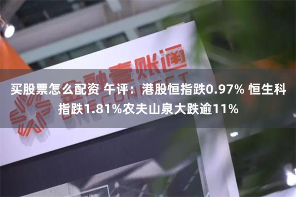 买股票怎么配资 午评：港股恒指跌0.97% 恒生科指跌1.81%农夫山泉大跌逾11%