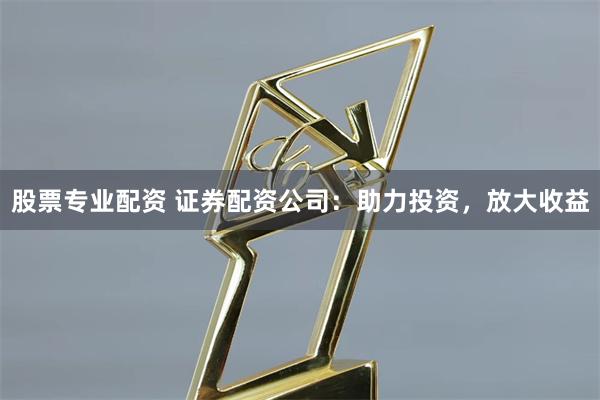 股票专业配资 证券配资公司：助力投资，放大收益